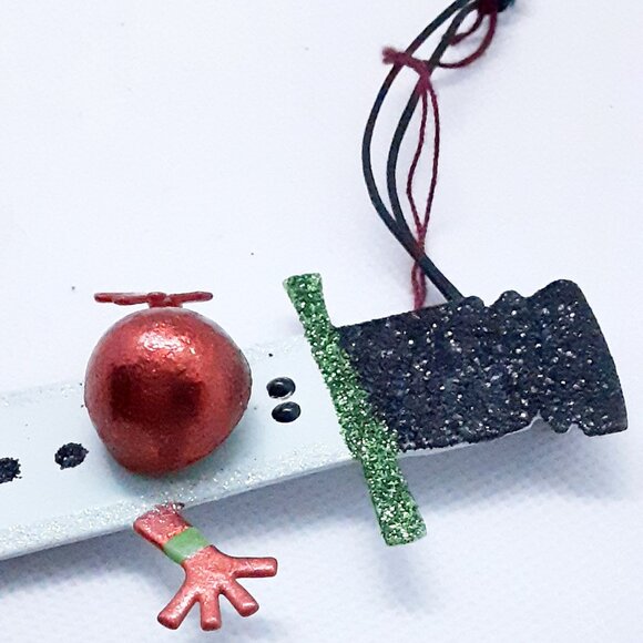 New Snowman Christmas Tree Ornaments  Tree J Flat & Happy Series by Dino - Picture 5 of 8